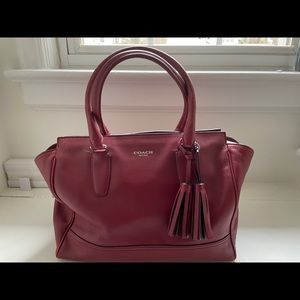 Red Coach Handbag